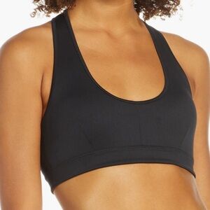 Zella black mesh sports bra